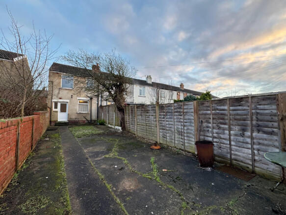 Rear of Property