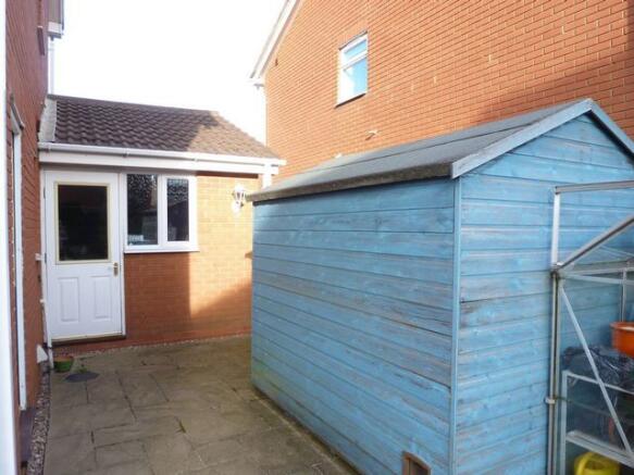 Space behind Garage