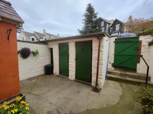 Rear of property