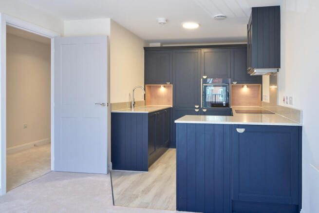 Kitchen and living area