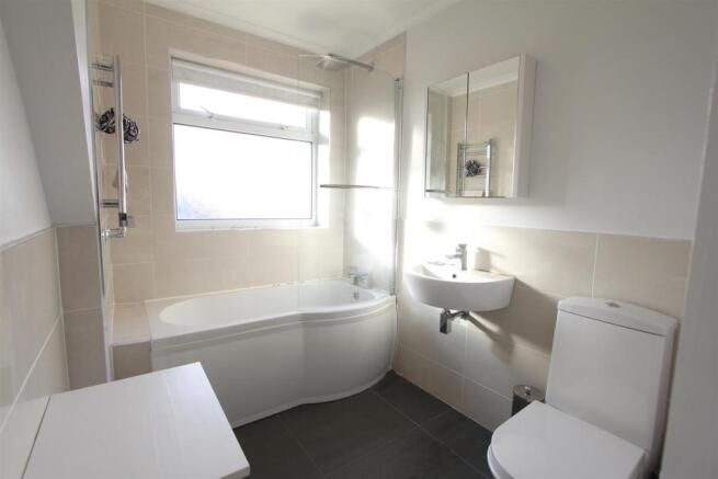 Refitted bathroom to front