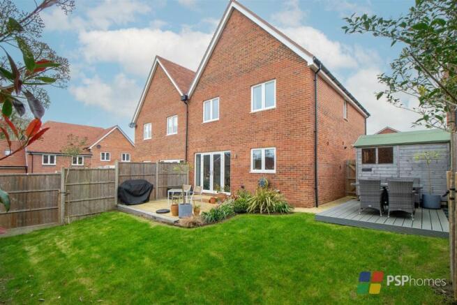 Rear elevation & garden