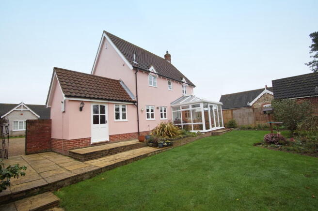 Rear of house