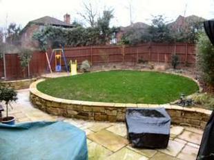Rear garden