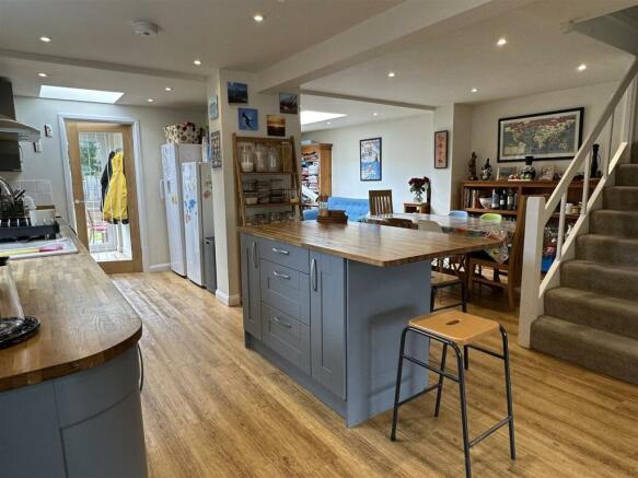 open plan kitchen