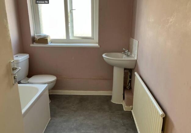 Bathroom Bath with Overhead Shower