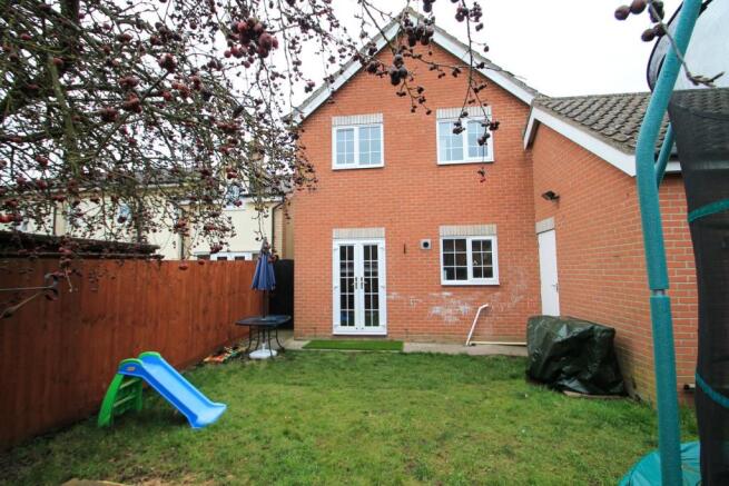 Rear of property