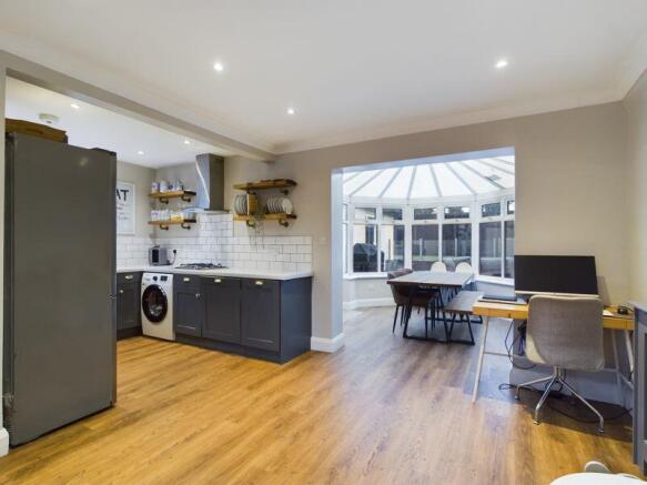 DINING ROOM TO KITCHEN & CONSERVA...