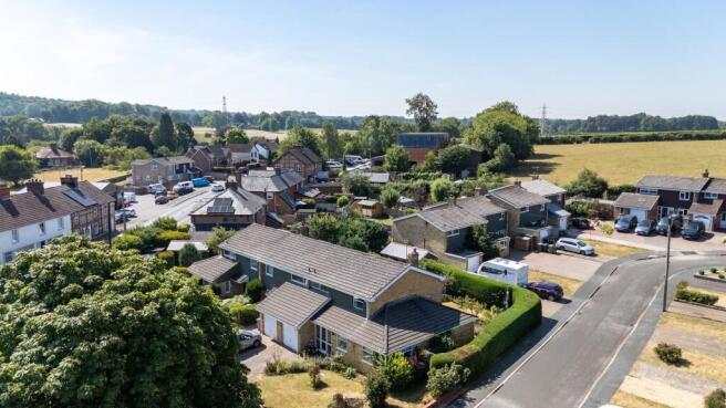 St Peters Close Aeriel View