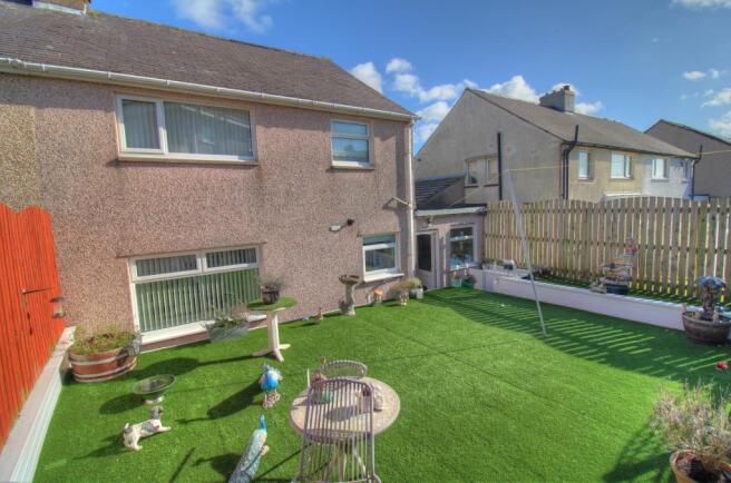 Rear of the house