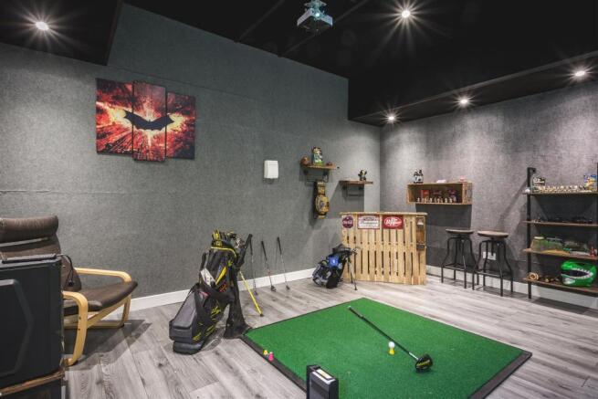 Double Garage (Converted to Games Room/Gym)