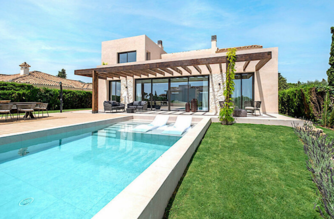 Garden and pool