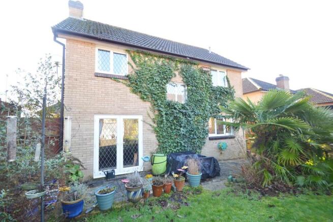 Rear of property