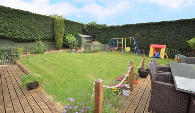 View from Decking
