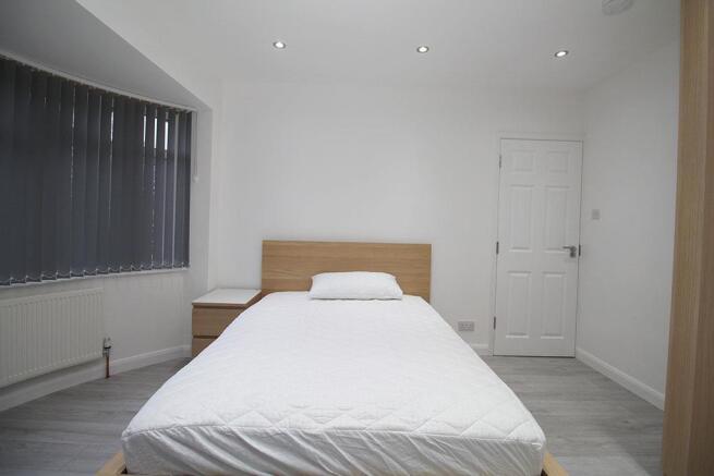 Bed with memory foam