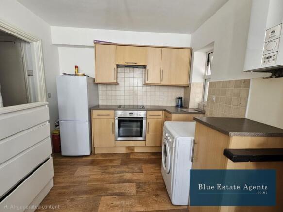 Open plan kitchen and reception