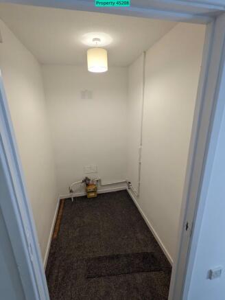 Large Storage room. Now with installed Clothes Rai
