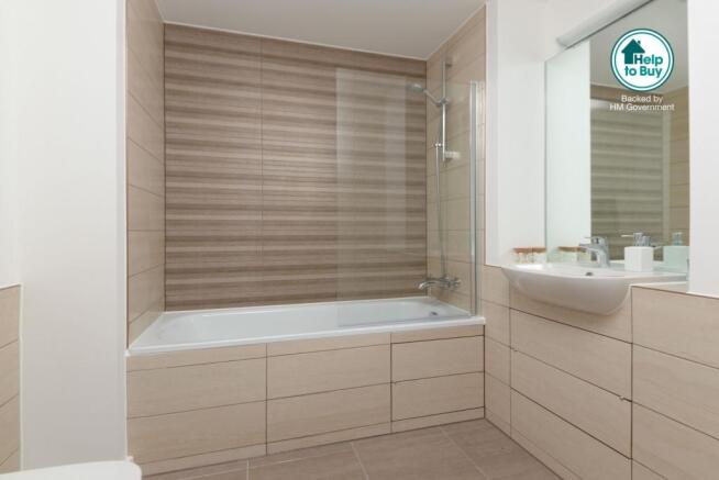 Show home bathroom