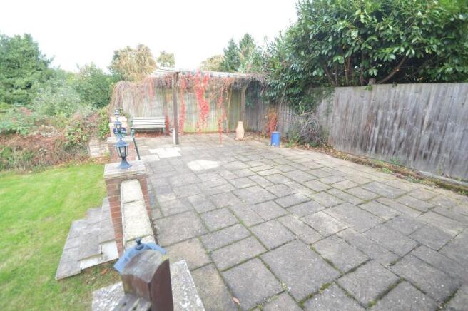 Raised patio