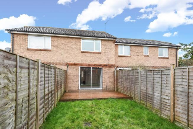 Rear of property