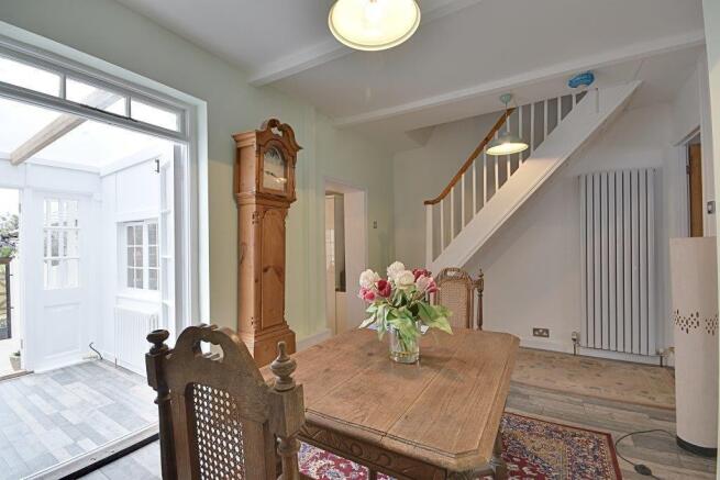 Dining Room with Stairs