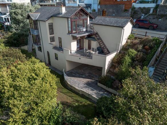 The Ridge, Kingswear - Rear Elevation & Garden