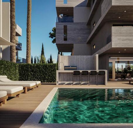 BBQ Area & Pool -