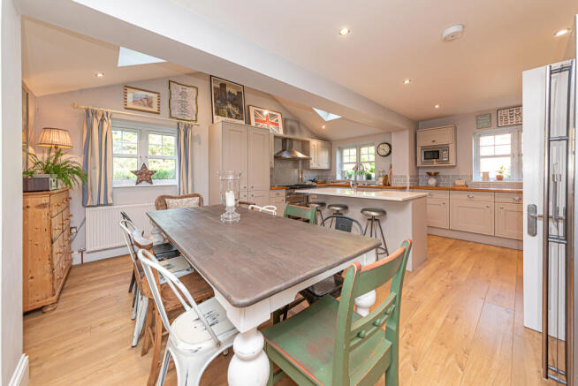 Open plan dining area