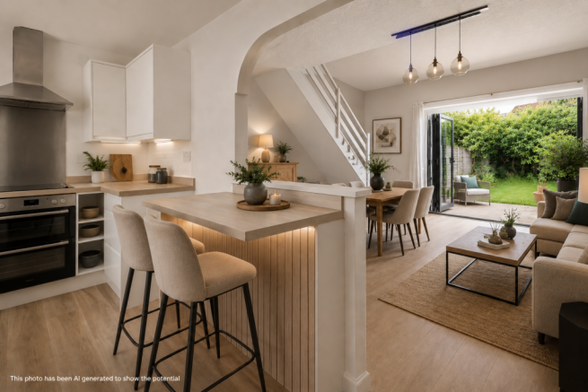 Kitchen and living room AI