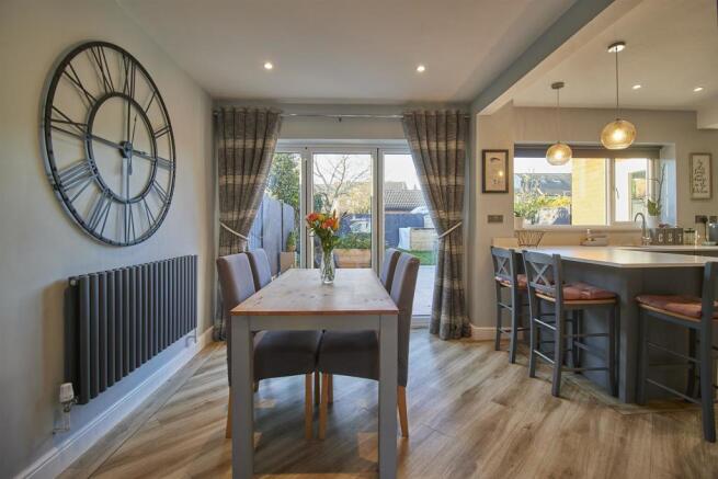 REFITTED L SHAPED DINING KITCHEN TO REAR