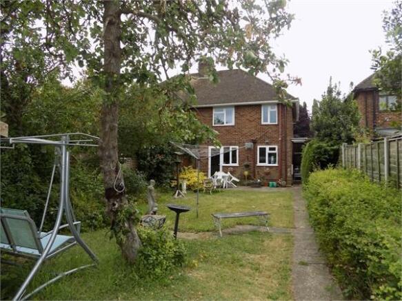 Rear of house