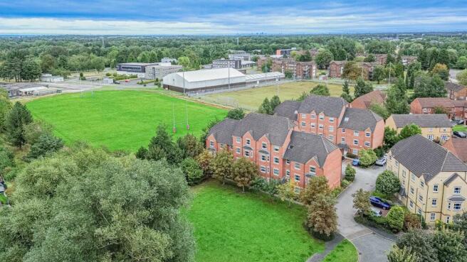 Aerial View & Communal Gardens