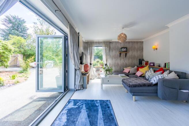 Living Room with Bi-Fold Doors