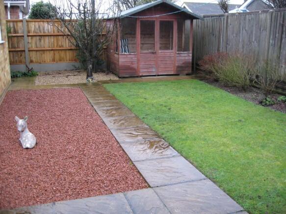 Rear garden