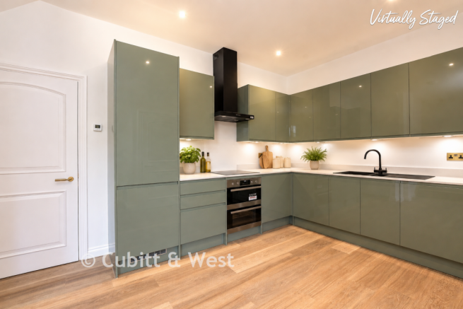 Staged Kitchen