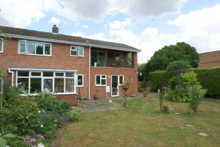 Rear of house
