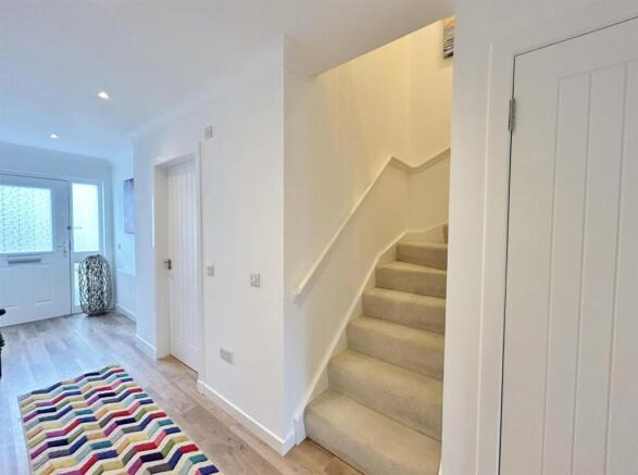 Hallway showig stairs