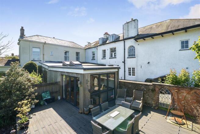 Rear of property