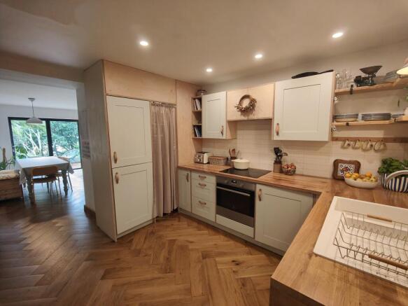 Open plan kitchen