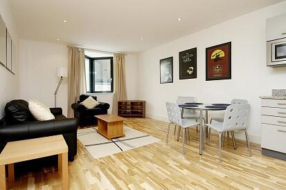 Open plan living area