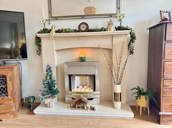 xmas fireplace