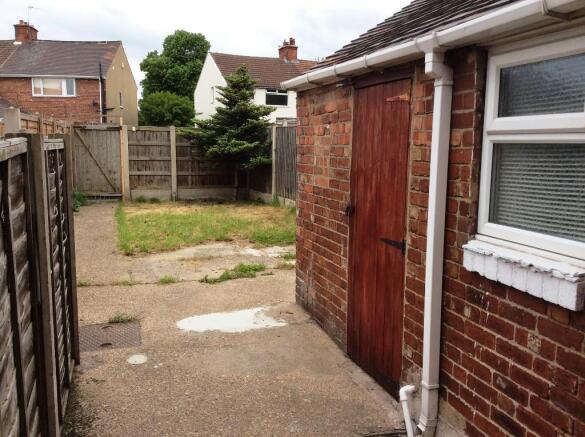 Rear garden