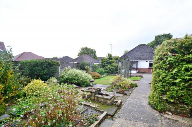 Rear of property