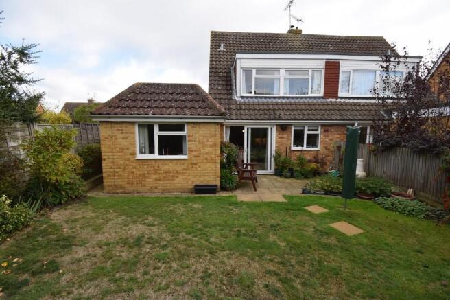 Rear of property