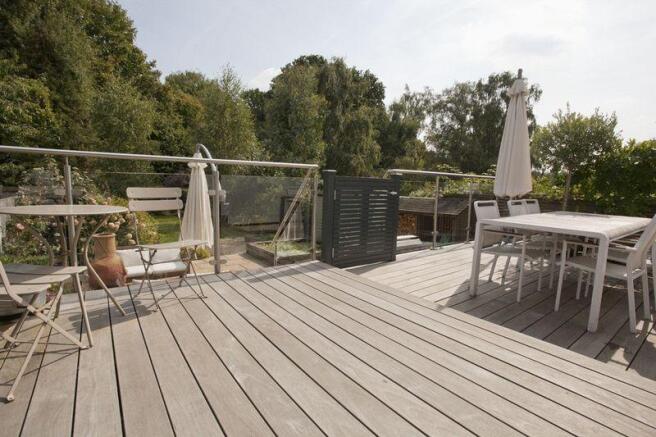 Raised decking...