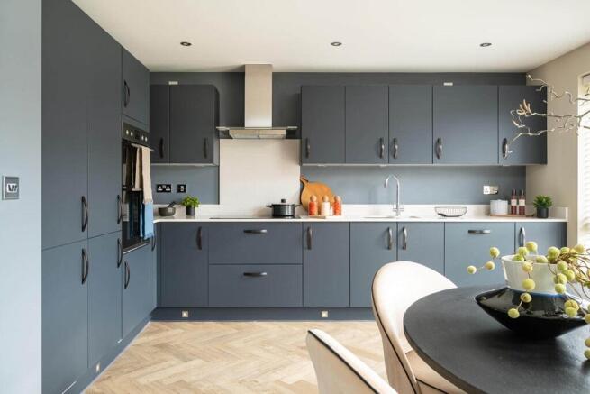 A brand new, modern kitchen is ready to go from the day you move in