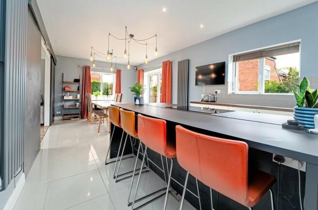 The breakfast bar