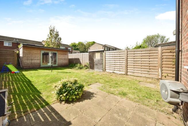 Private Rear Garden With Outbuilding View