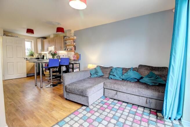 Lounge and kitchen