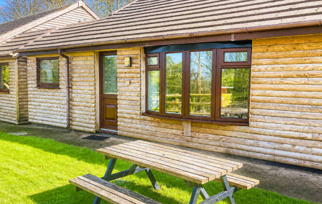 Exterior Of The Woodland View Lodge For Sale At Wa